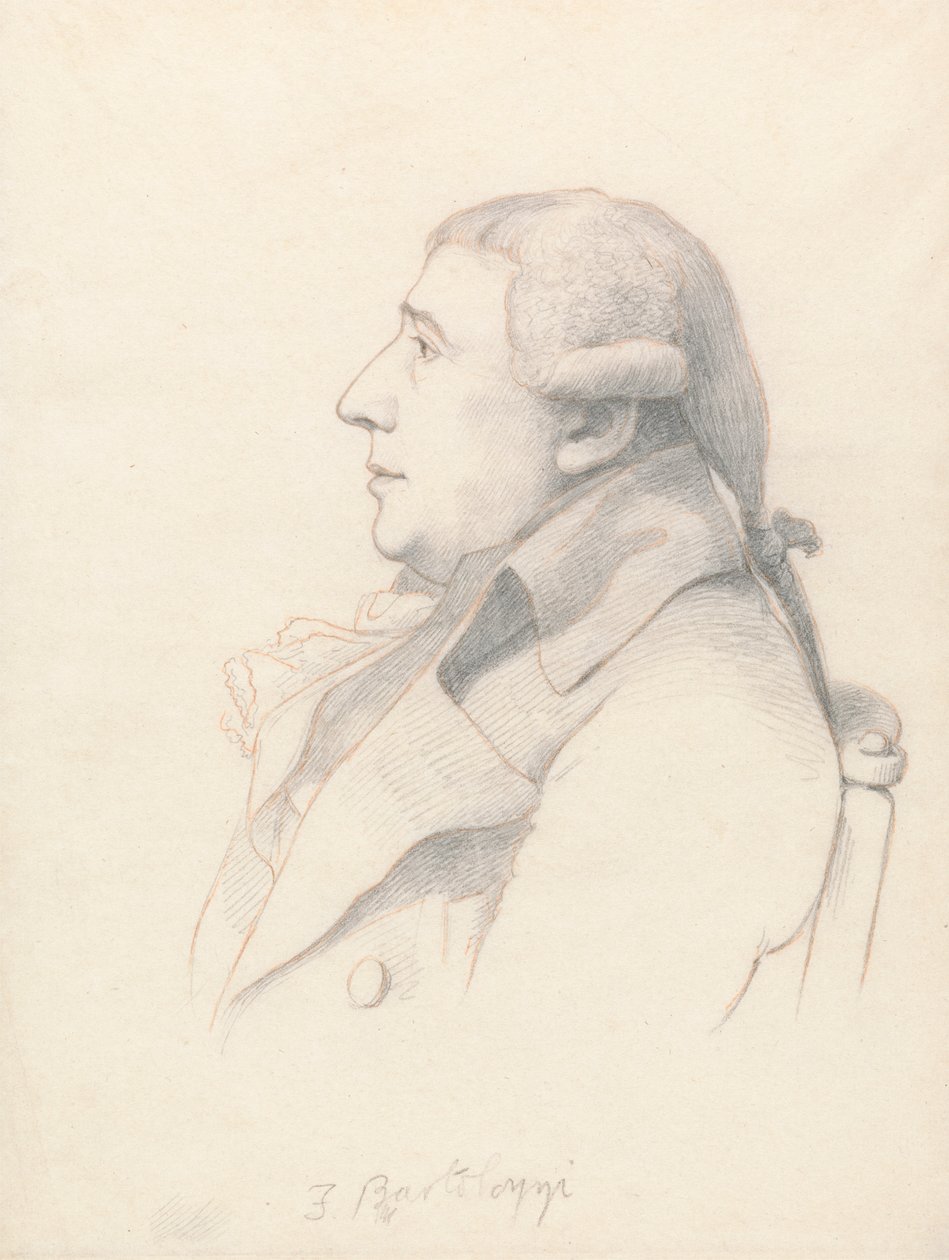 Francesco Bartolozzi'nin Portresi by William Daniell