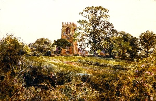 Shotwick Kilisesi, Cheshire by William Davis