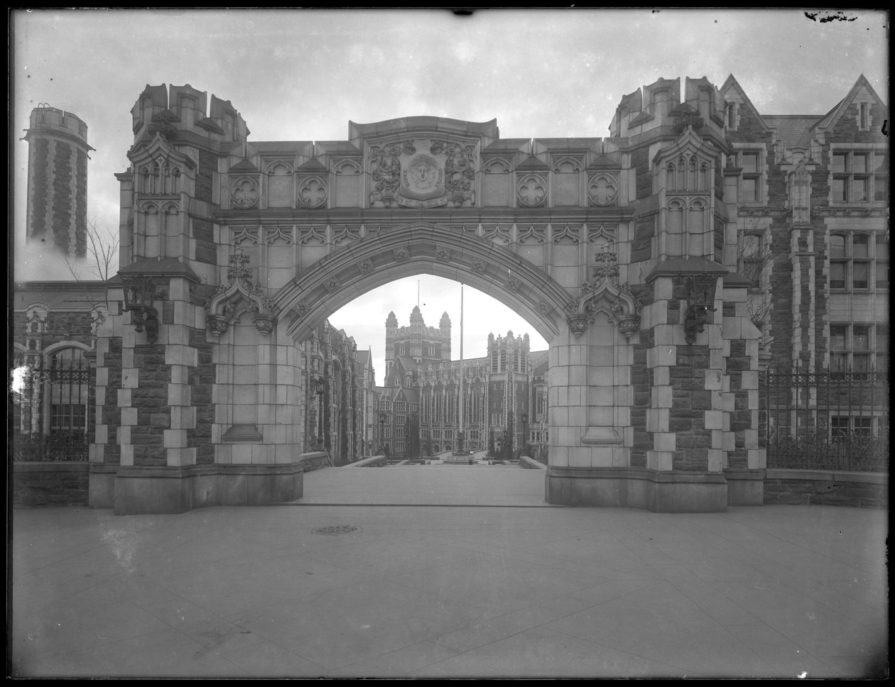ಸಿಟಿ ಕಾಲೇಜ್ ಆಫ್ ನ್ಯೂಯಾರ್ಕ್, c.1912 ಟರ್ಕ್‌ನಲ್ಲಿ ಗೇಟ್ by William Davis Hassler
