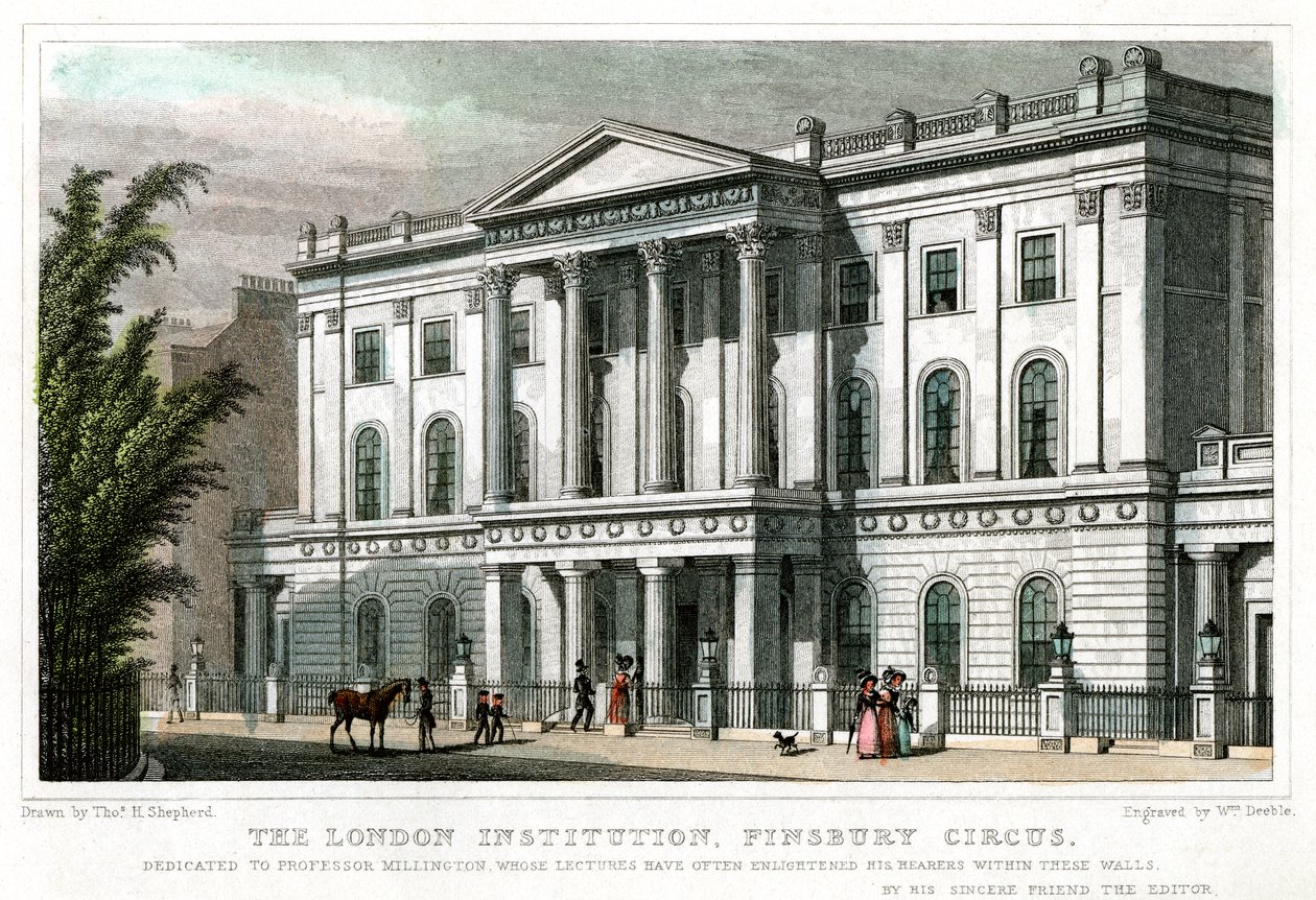 Londra Kurumu, Finsbury Sirki, Londra, 1827. by William Deeble