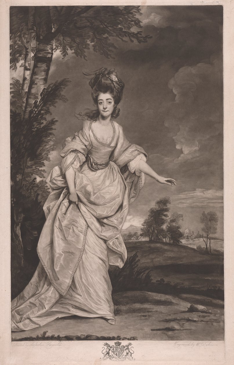Diana, Vikontes Crosbie by William Dickinson