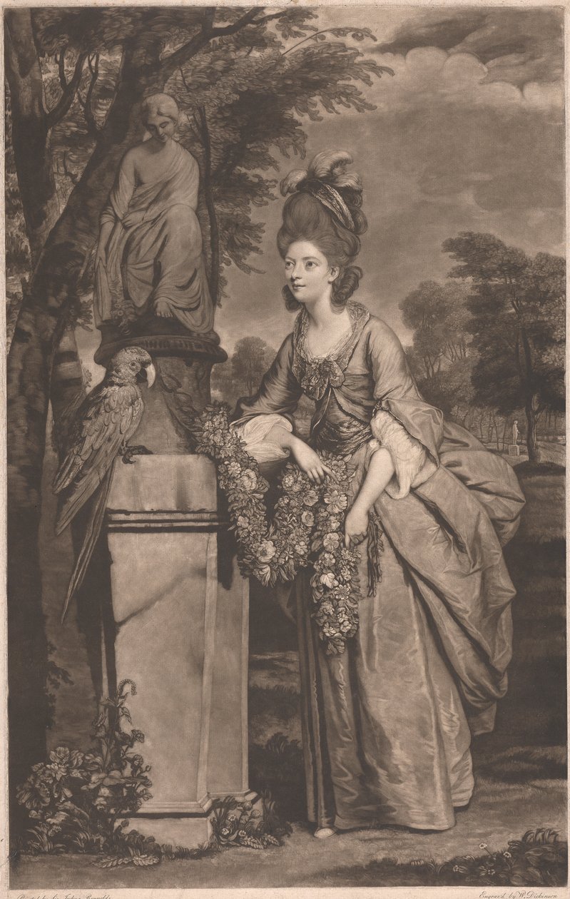 Elizabeth, Derby Kontesi by William Dickinson