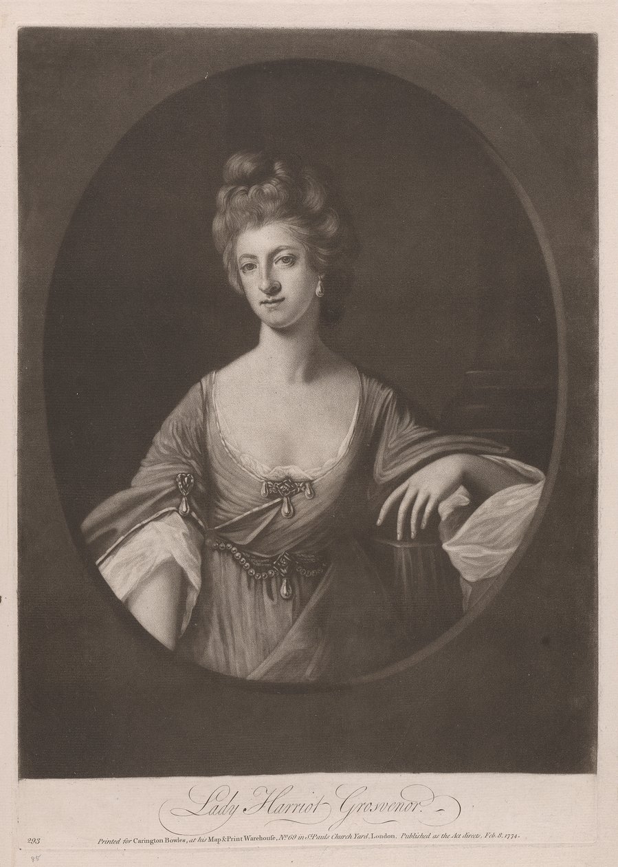 Leydi Harriot Grosvenor by William Dickinson