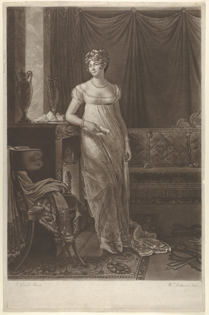 Madam Talleyrand, yak. 1808. by William Dickinson