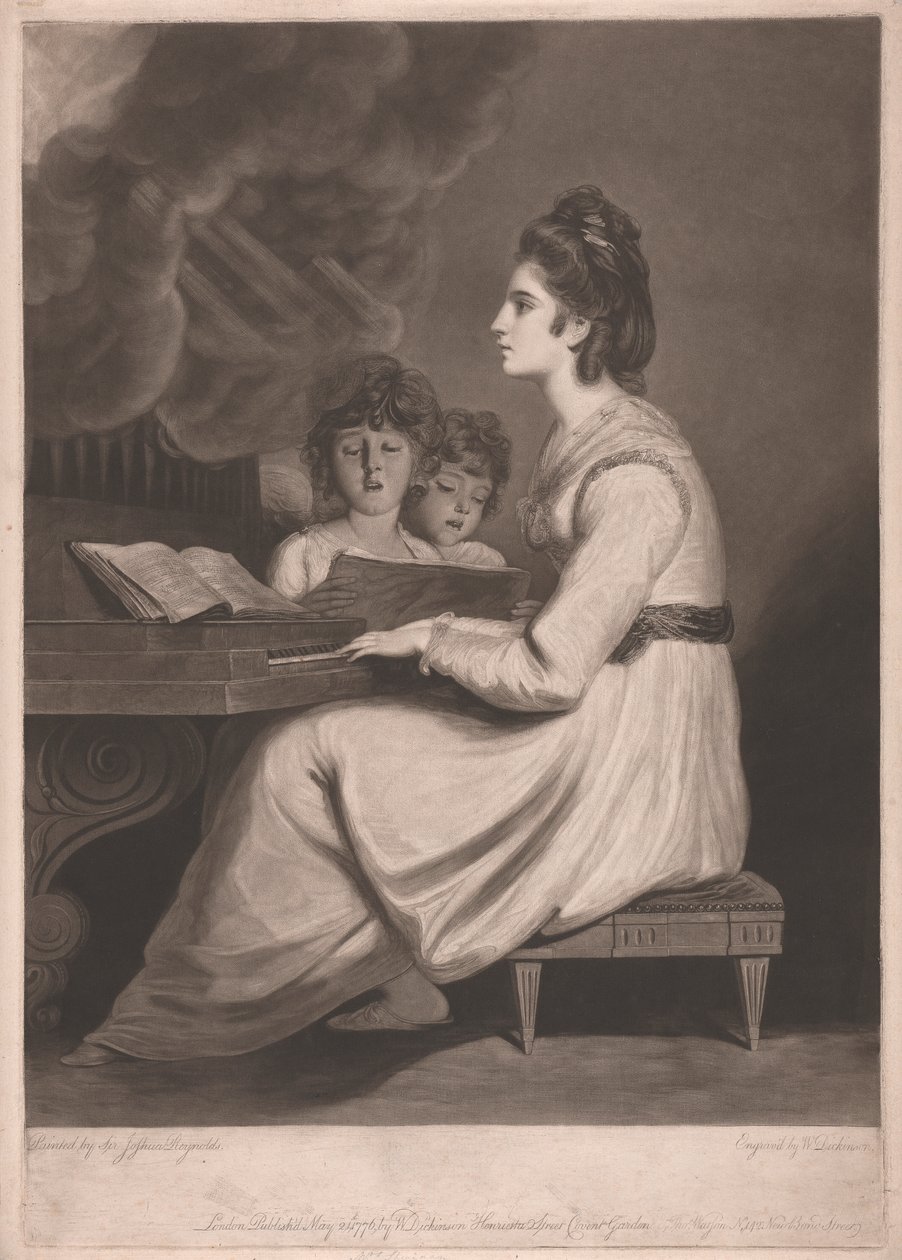 Bayan Sheridan, 'St. Cecilia' by William Dickinson