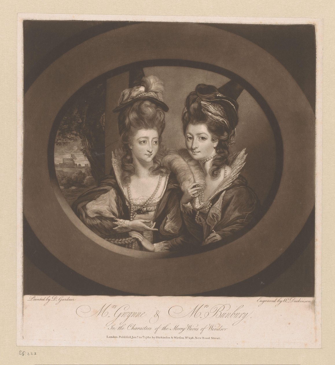 Portret van Mary Gwyn ve Catherine Bunbury Bayan Gwynne ve Bayan Bunbury, / Windsor