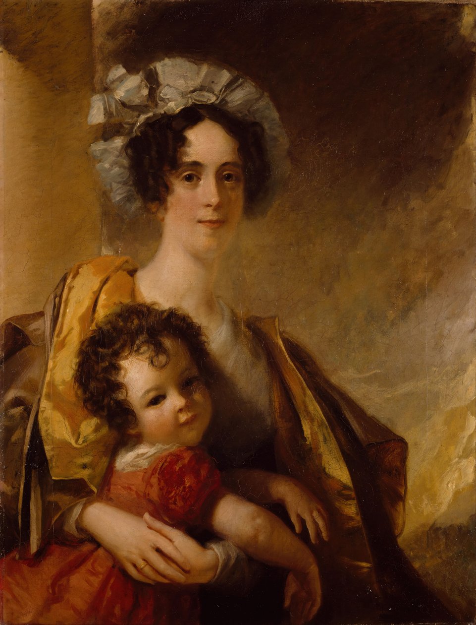 Bayan John Clerk Maxwell nee Frances Cay ve Oğlu James, 1833. by William Dyce