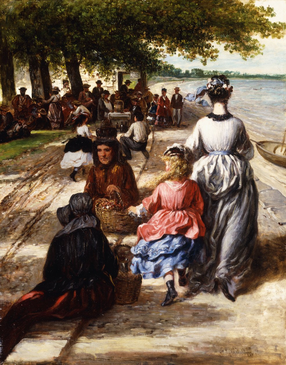 Sahile Yakın, Gloucester, 1877 by William E. Winner