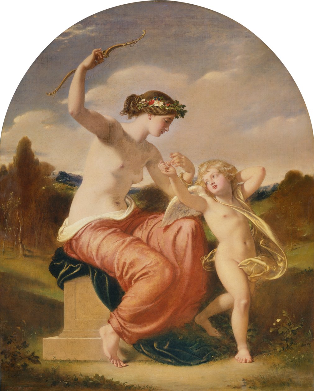 Venüs Silahsızlandıran Aşk Tanrısı by William Edward Frost