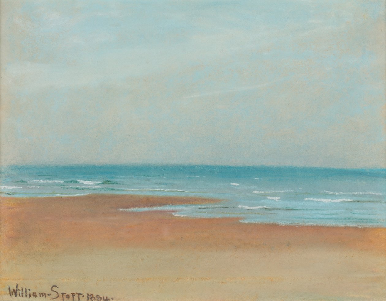 deniz manzarası, 1884 by William Edward Stott