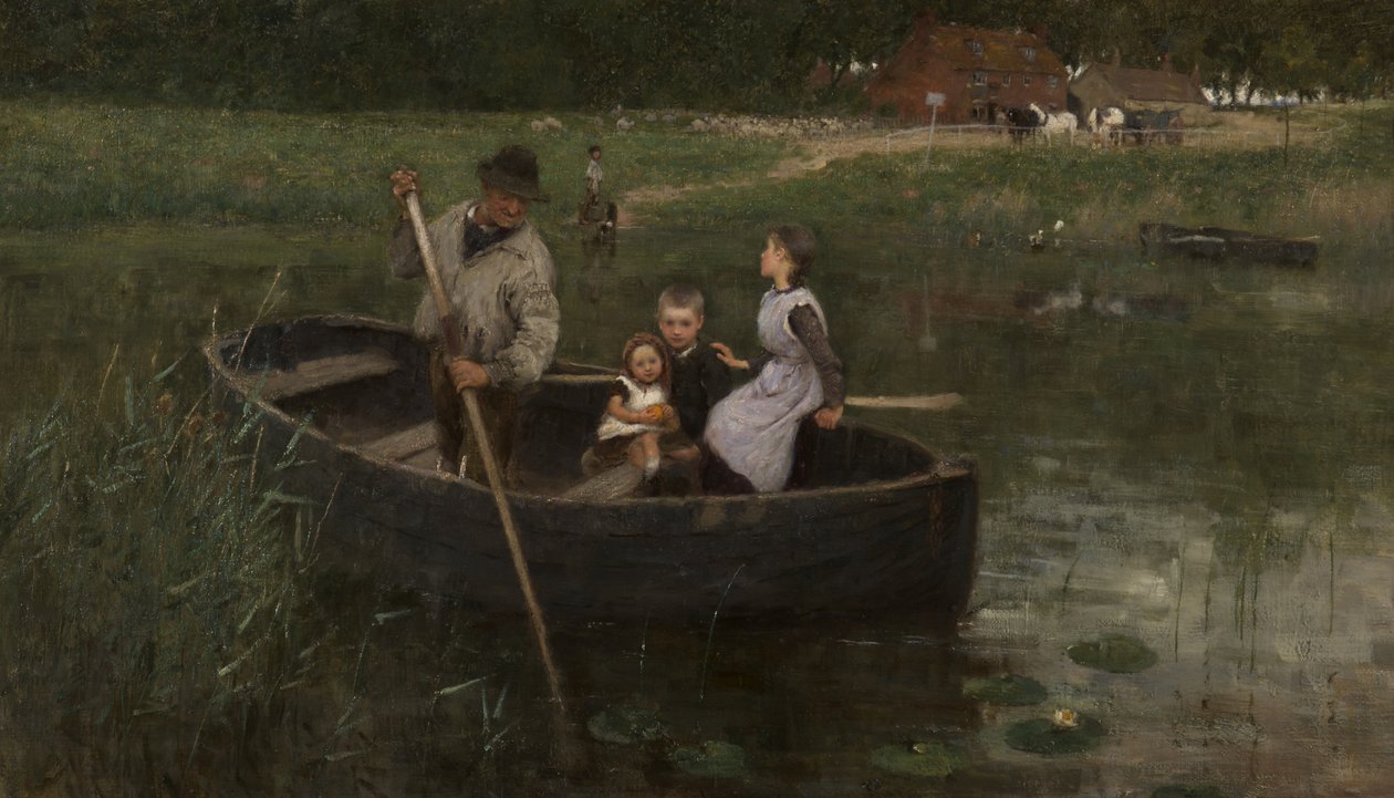 Feribot, 1887 by William Edward Stott