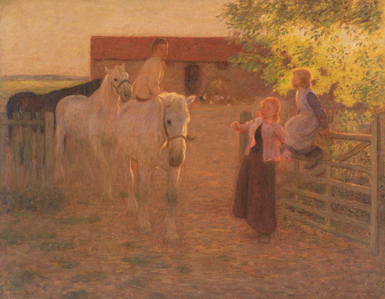 Eski Kapı, 1896 dolayları (tuval üzerine yağlıboya) by William Edward Stott