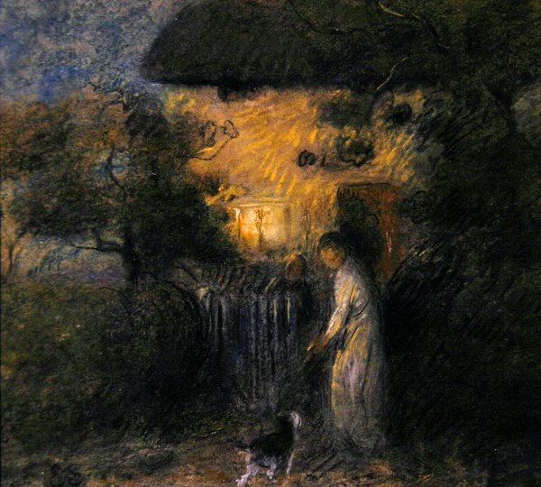 Sokak Kedisi, 1890 dolayları (kağıt üzerinde pastel) by William Edward Stott