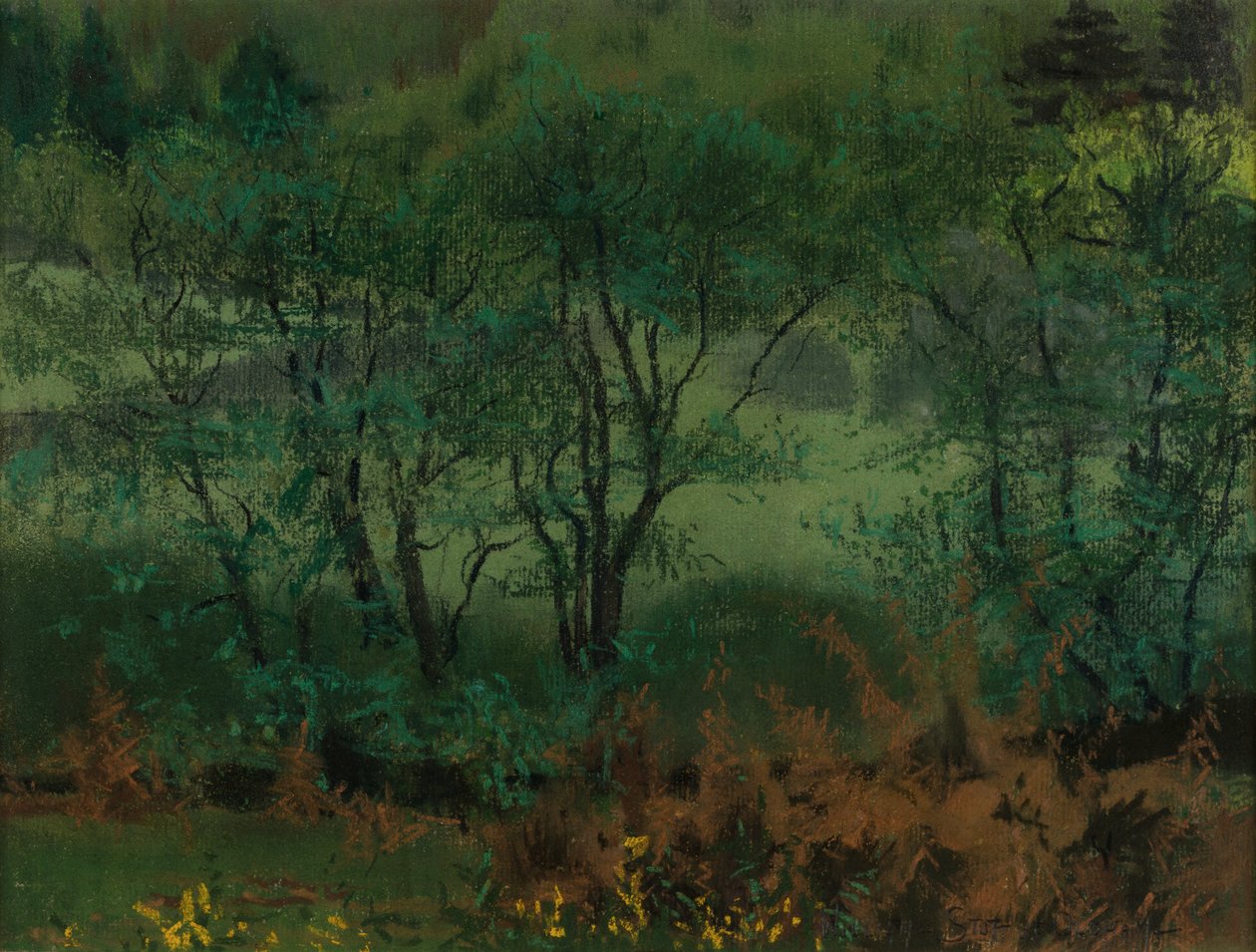 Ormanlık Sahne, Brantrake by William Edward Stott