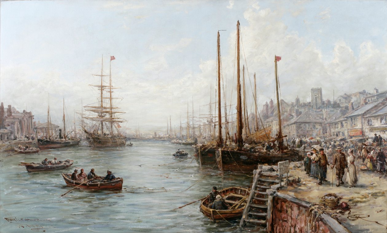 Douglas Limanı, Man Adası by William Edward Webb