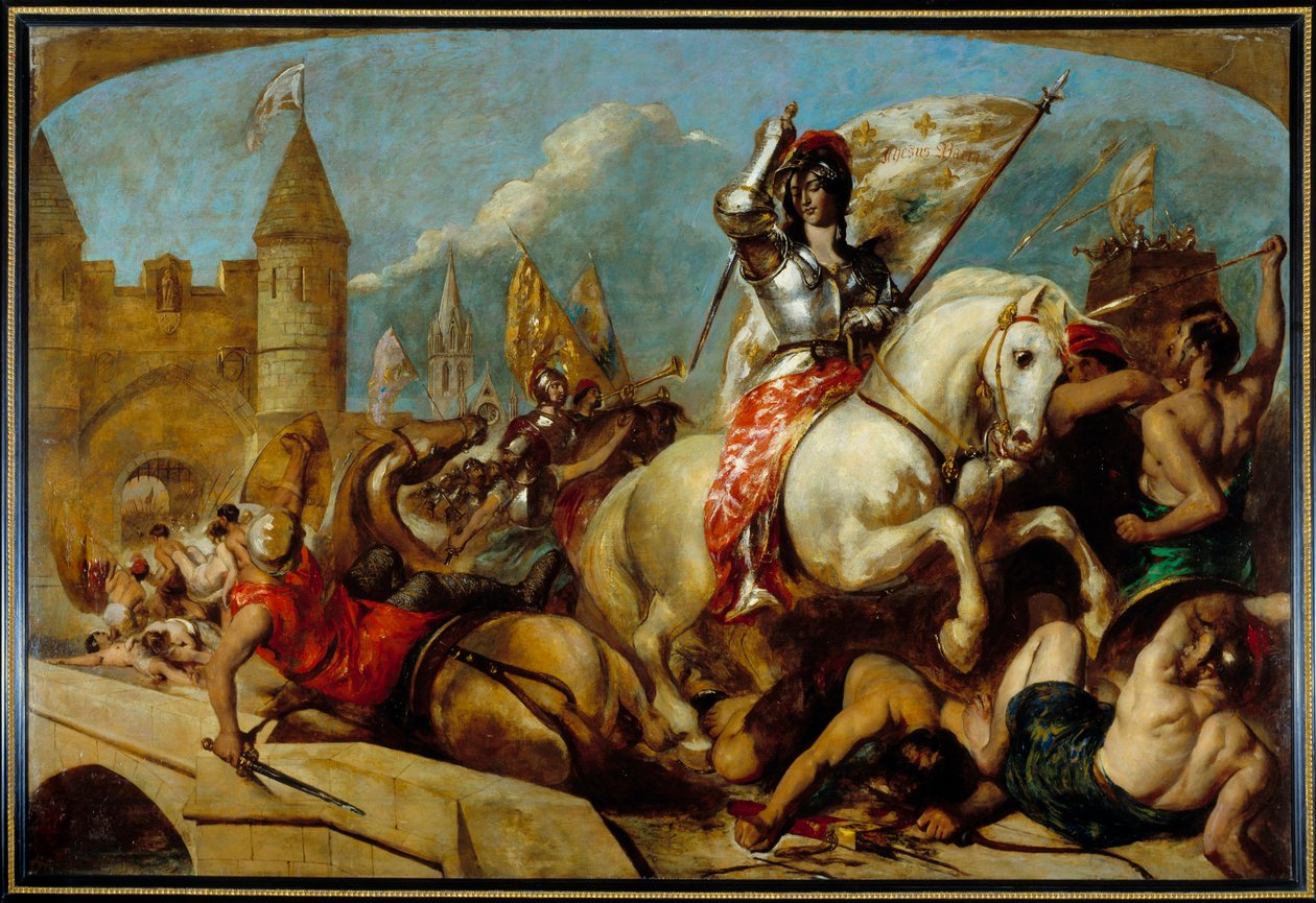 100 yıllık savaş: “” Joan of Arc (1412-1431) deli Orleans””. Etty William