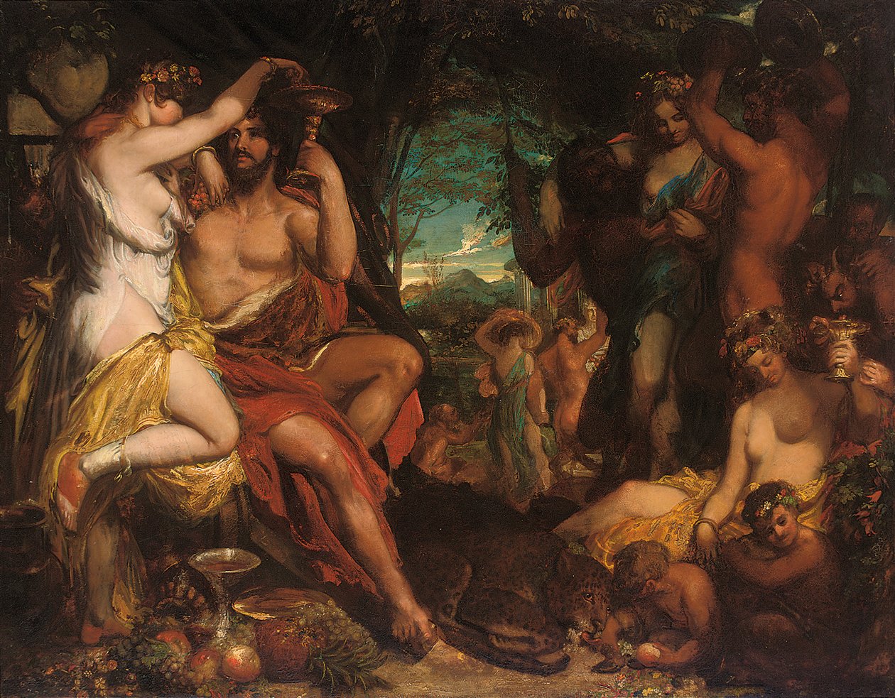 Bir Bacchanalian Revel by William Etty