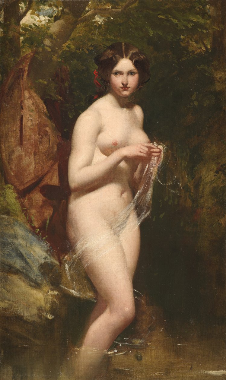 banyo yapma çıplak by William Etty