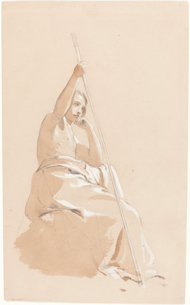 Kadrolu Oturan Gençler by William Etty