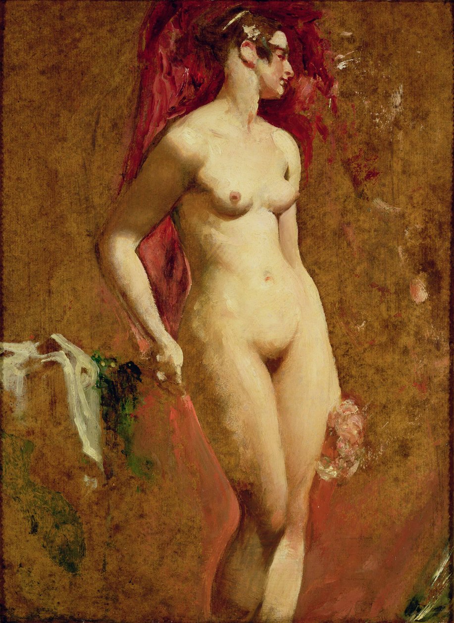 Ayakta Çıplak (tuval üzerine yağlı boya) by William Etty