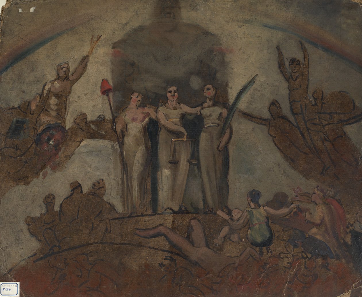 Figür Kompozisyonu Çalışması by William Etty