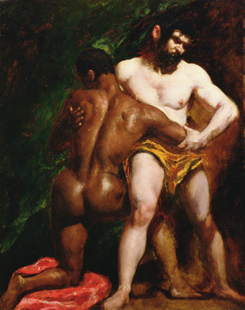 Güreşçiler by William Etty