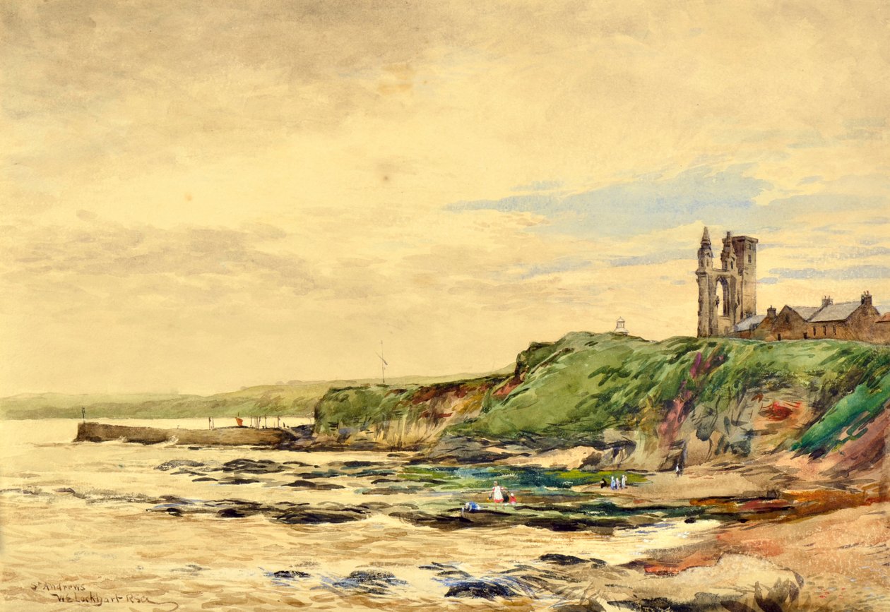Aziz Andrews (suluboya) by William Ewart Lockhart