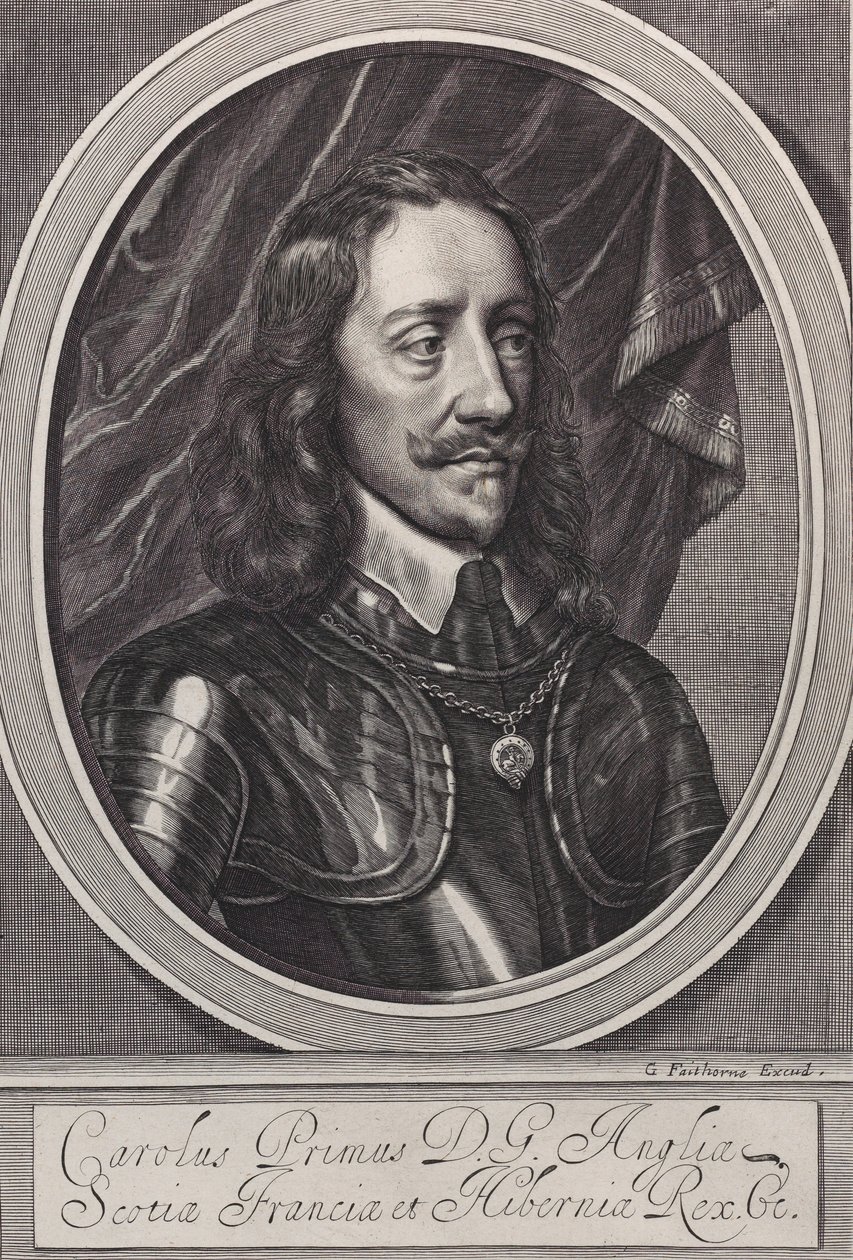 Kral I. Charles, M.Ö. 1658.. by William Faithorne
