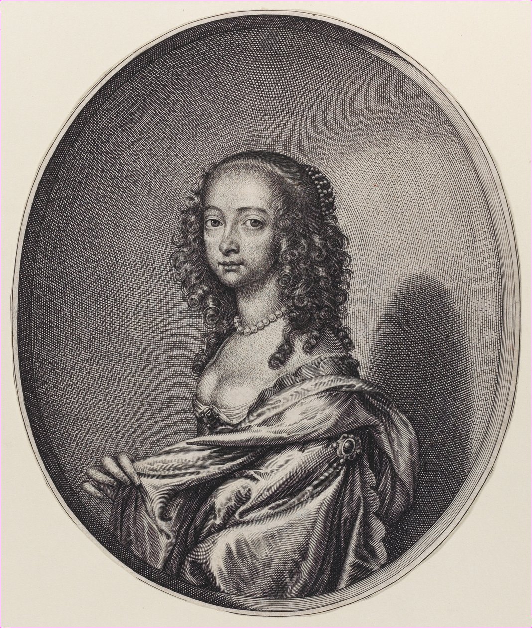 Mary, Orange Prensesi, 1641-50. by William Faithorne