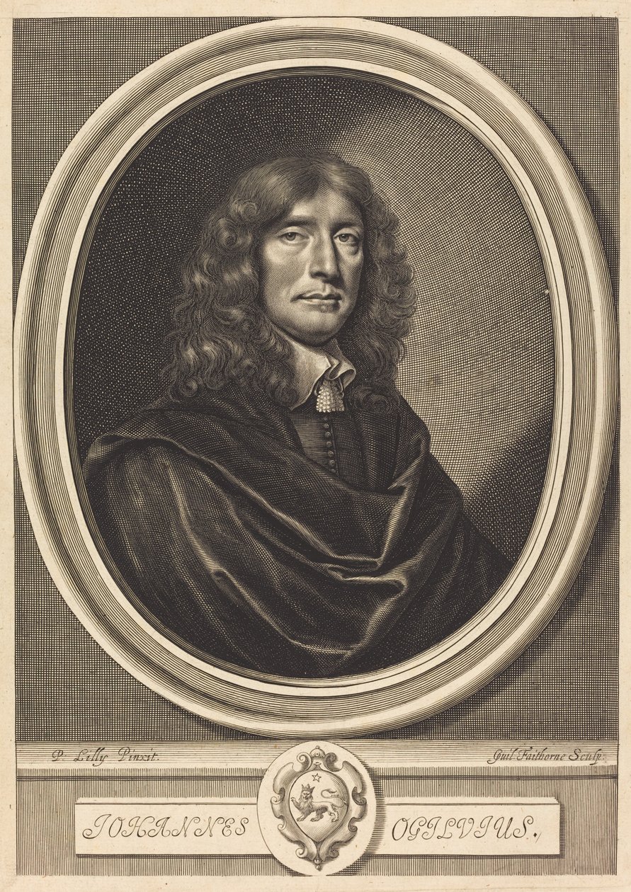 John Ogilvy by William Faithorne after Sir Peter Lely