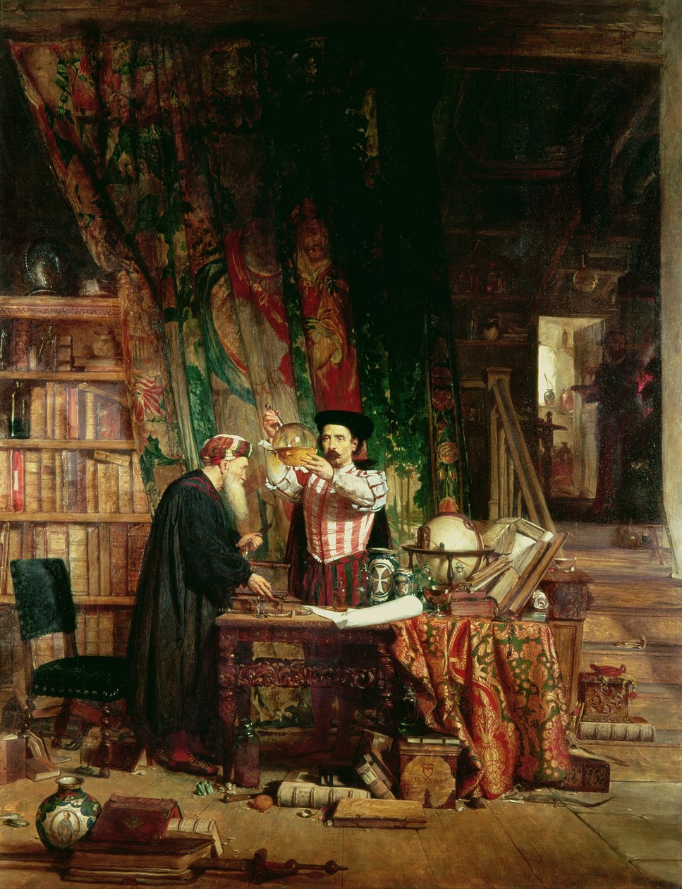 Simyacı, 1853 by William Fettes Douglas