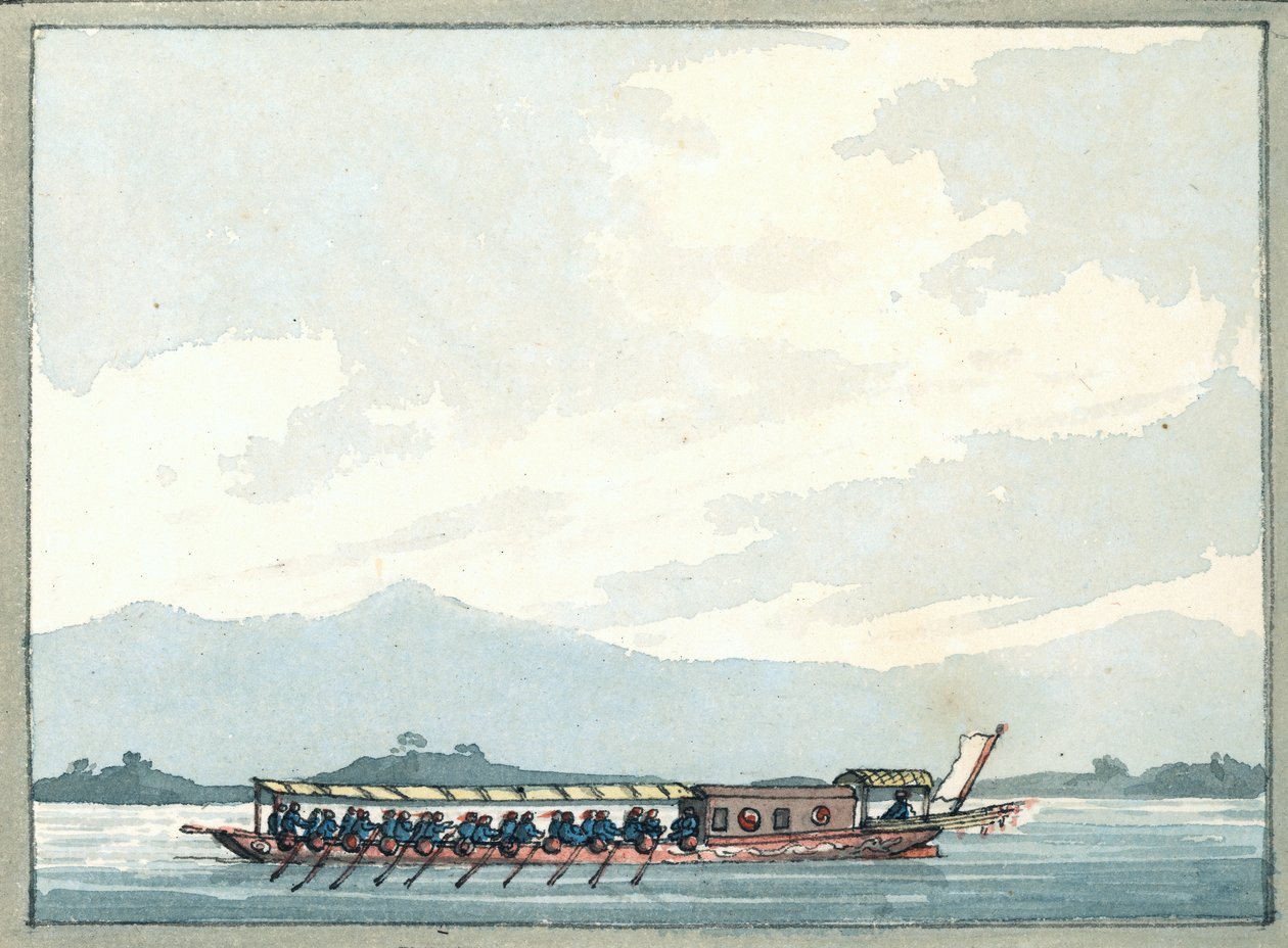 Çinli Savaş Adamı teknesi by William Ffarington