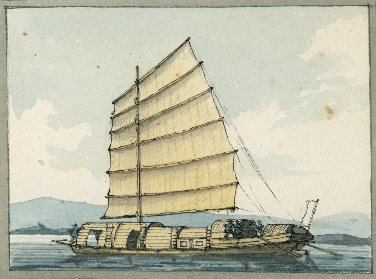 Çin ticaret gemisi by William Ffarington