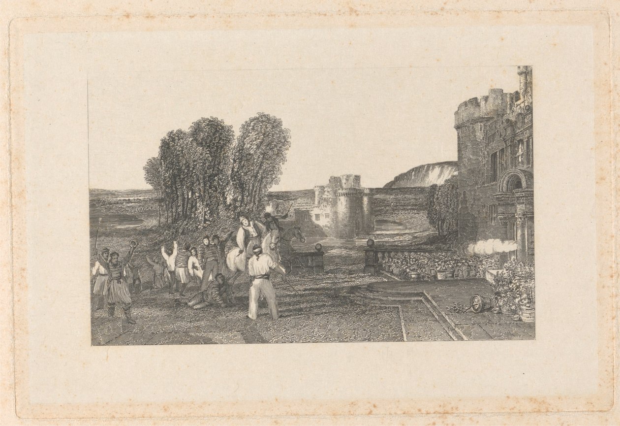 Mannering, Hazlewood ve Kaçakçılar by William Finden