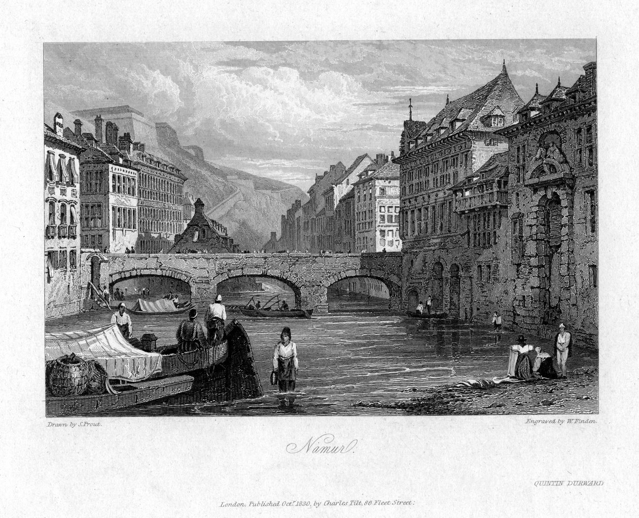 Namur, Belçika, 1830 by William Finden