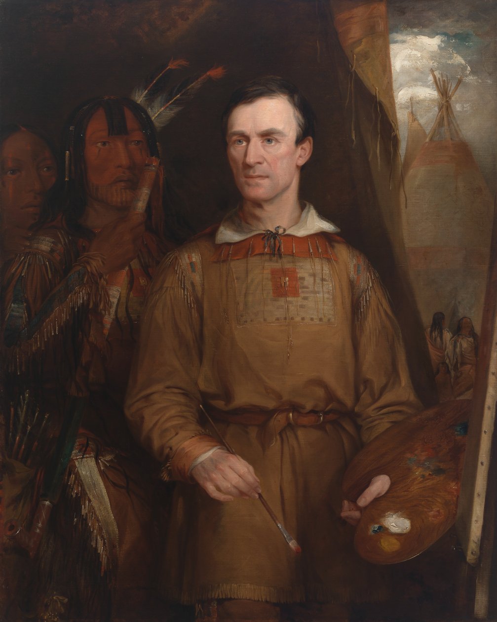 George Catlin, 1849. by William Fisk