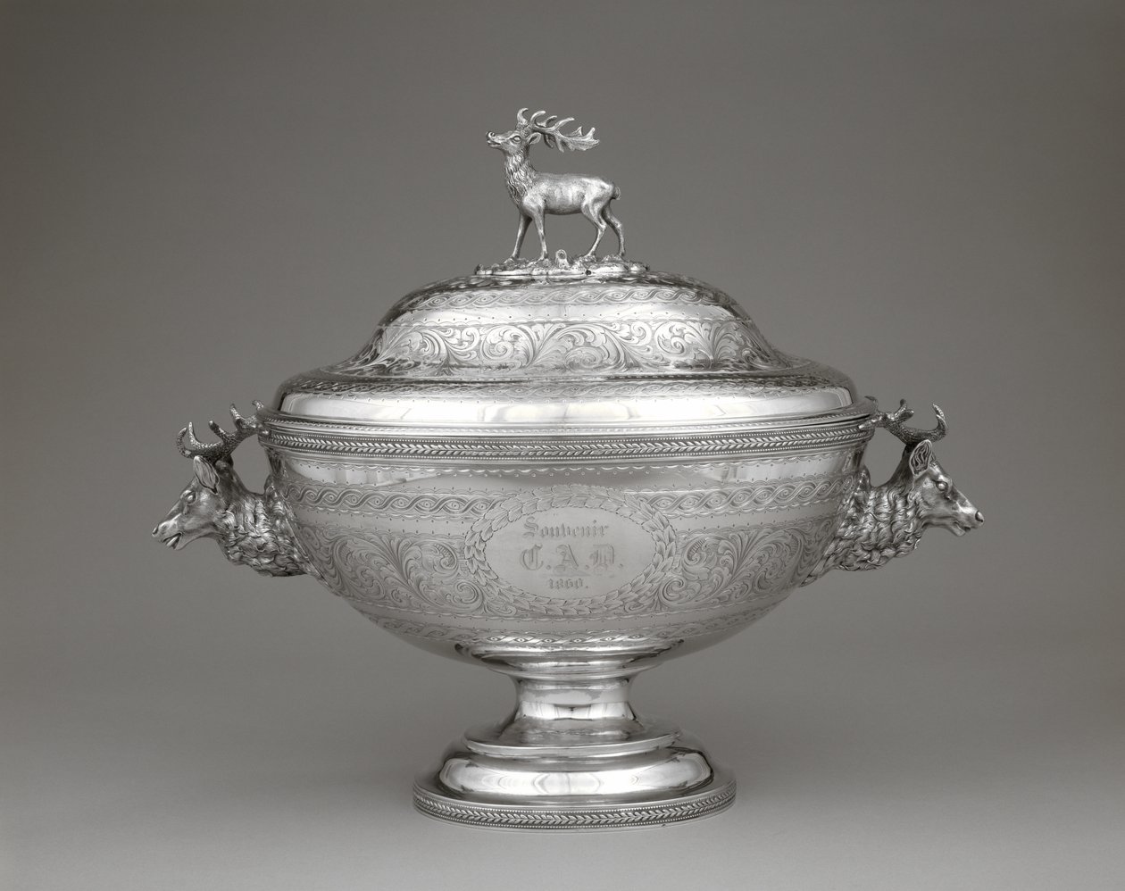 Çorba Tureen, c. 1860 (gümüş) by William Forbes