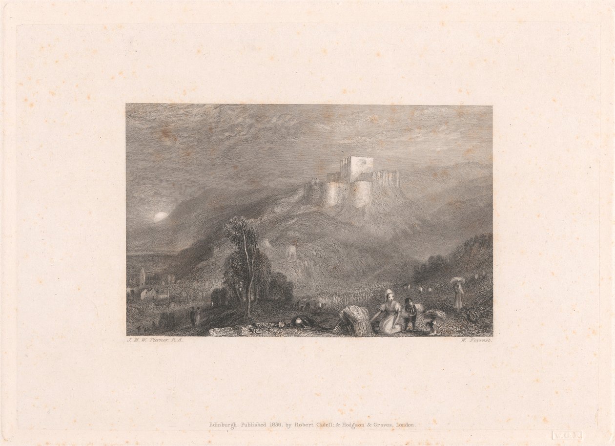 Dieppe yakınlarındaki Chateau d'Arc by William Forrest
