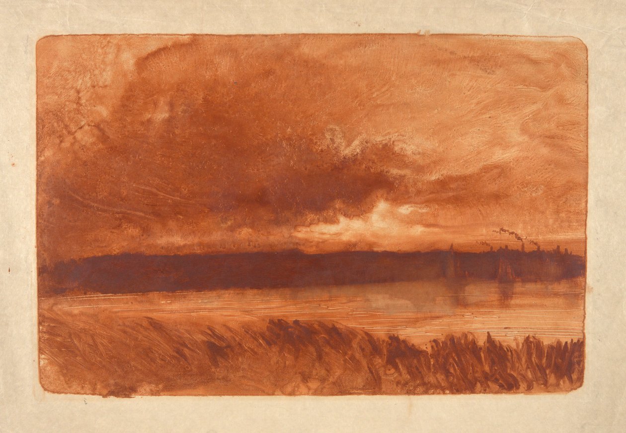Nehir Manzarası, New Haven by William Fowler Hopson