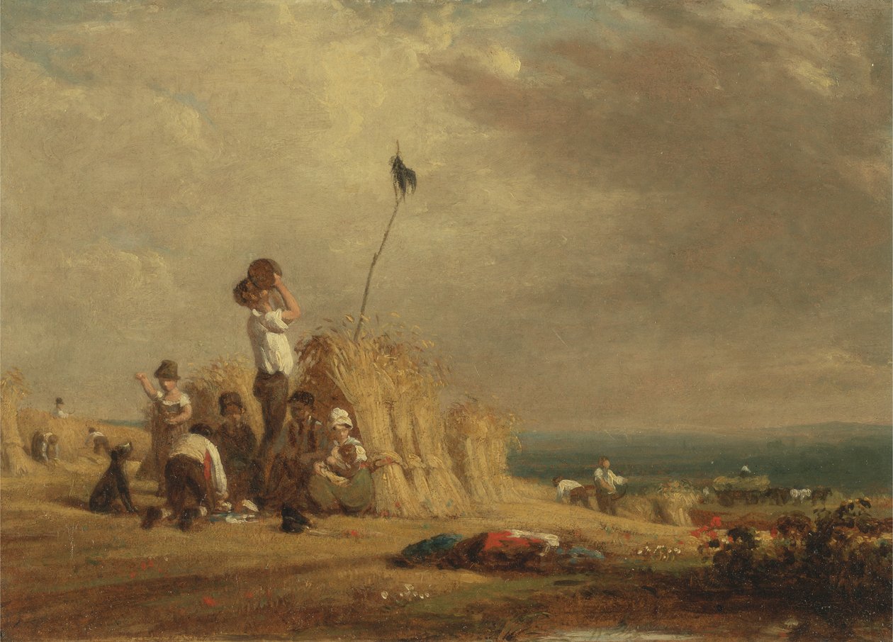 Gün Arası Dinlenme, Hasat (gemide yağ) by William Frederick Witherington