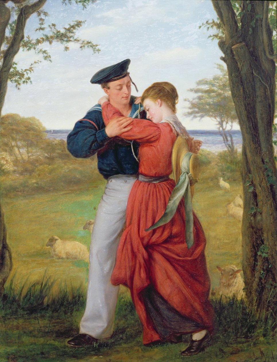 Panelde Denizciler Veda yağı by William Gale or Gaele