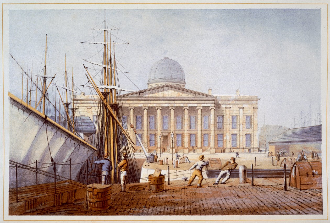 Gümrük Binası ve Gelir Binası, Liverpool, 1864 by William Gawin Herdman
