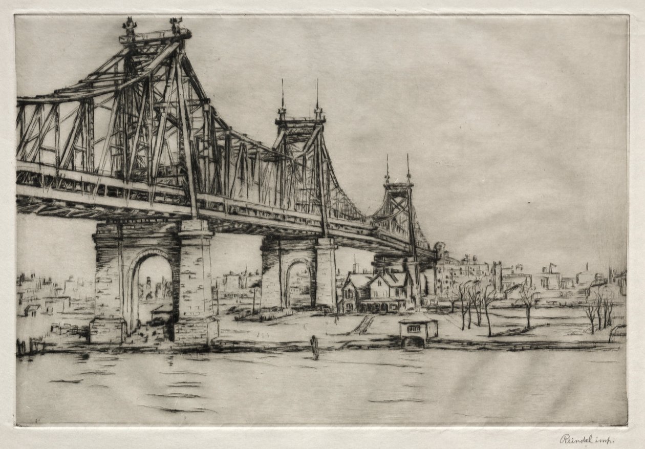 Queensboro Köprüsü, New York by William George Reindel