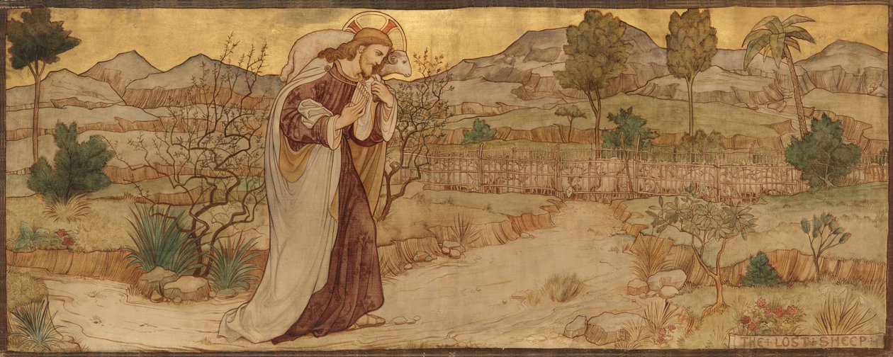 Kayıp Koyun Benzetmesi, 1884 dolayları (tuval üzerine yağlıboya) by William George Rich