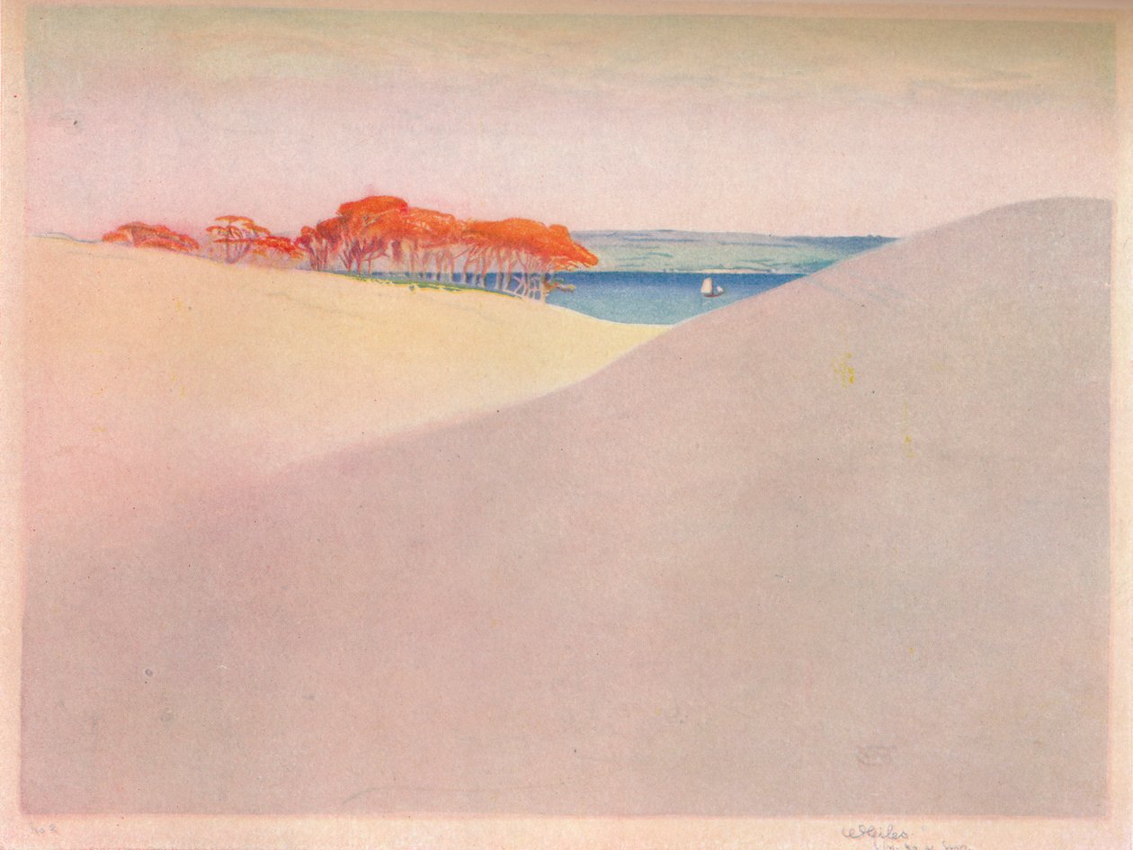 Kum Tepeleri, Danimarka, c1917 by William Giles