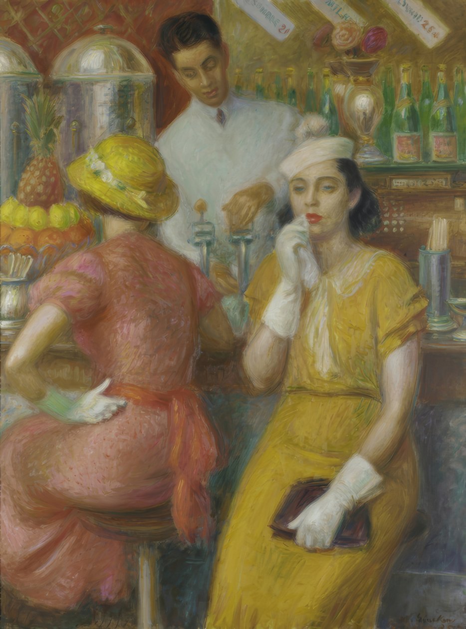soda çeşmesi by William Glackens