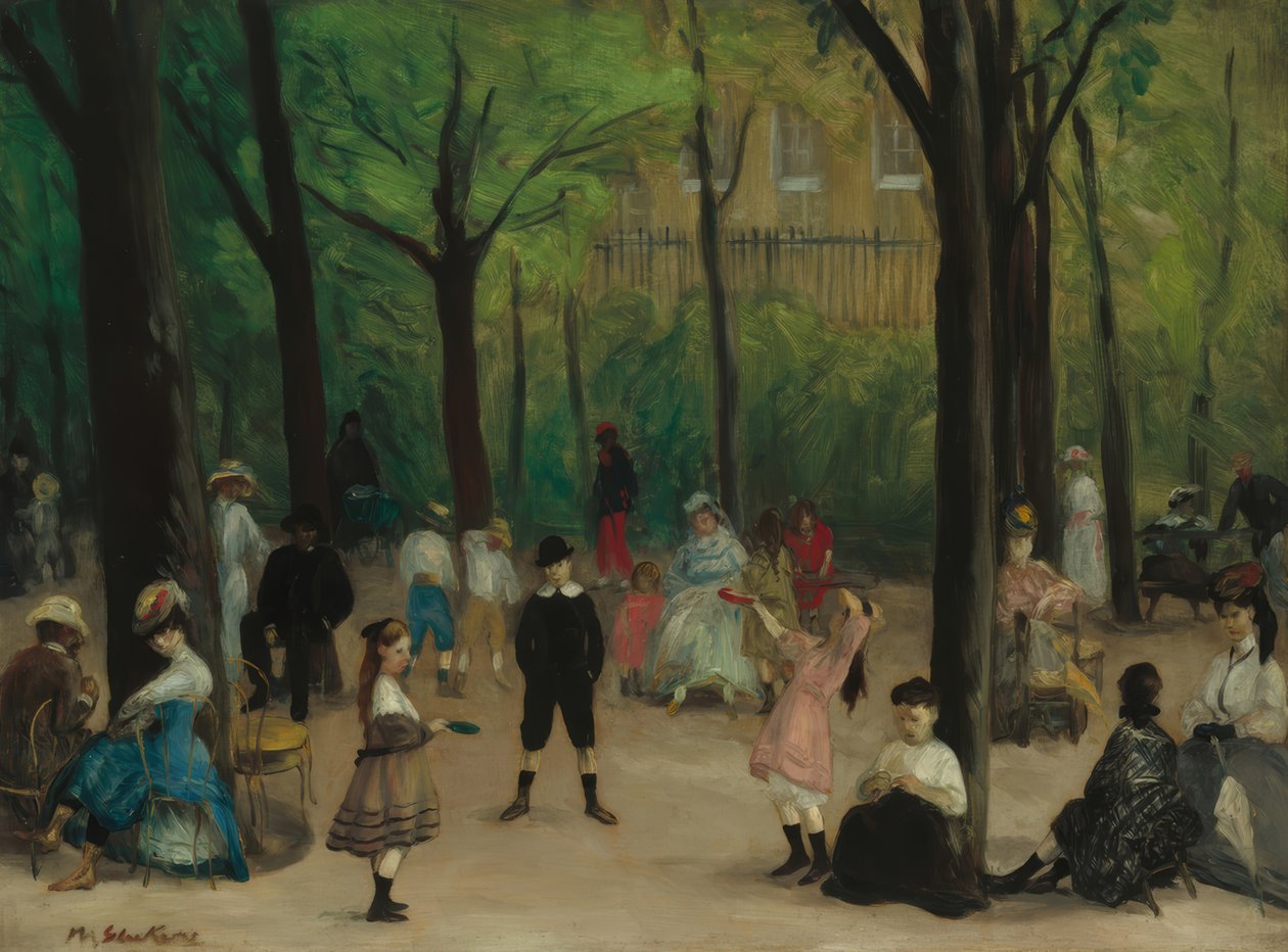 Lüksemburg Bahçesi by William Glackens