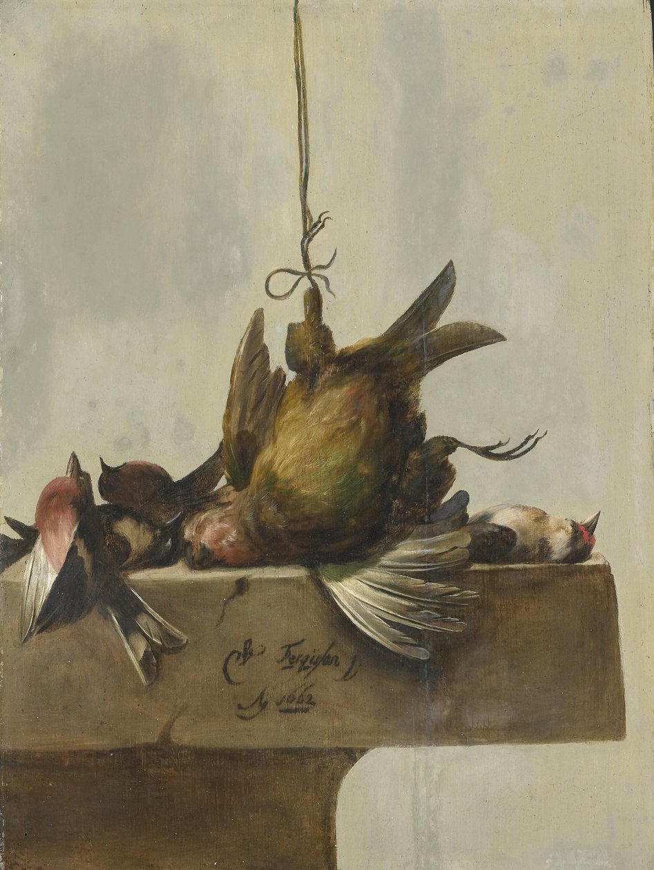 Kuşlarla Natürmort by William Gowe Ferguson