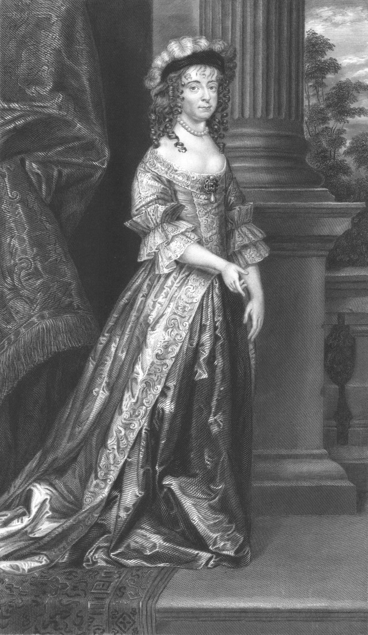 Margaret Cavendish kızlık soyadı Lucas, Newcastle upon Tyne Düşesi, c1846 by William Greatbach