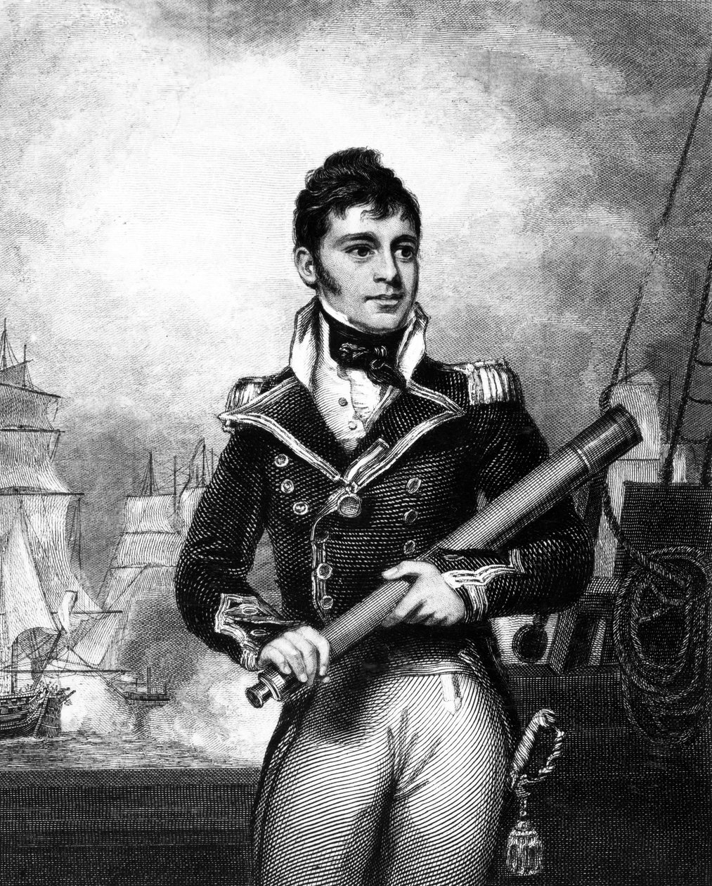 Sir William Hoste, c.1833  by William Greatbach
